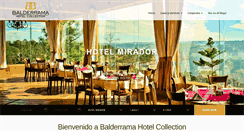 Desktop Screenshot of hotelesbalderrama.com