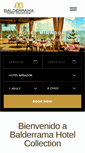 Mobile Screenshot of hotelesbalderrama.com