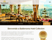 Tablet Screenshot of hotelesbalderrama.com